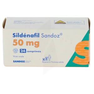 Sildenafil Sandoz 50 Mg, Comprimé