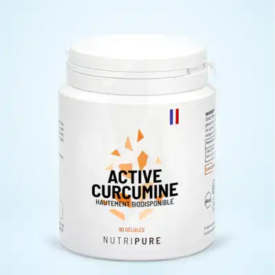 Nutripure Curcumine Active Gélules B/90 à Beaujeu-Saint-Vallier-Pierrejux-et-Quitteur