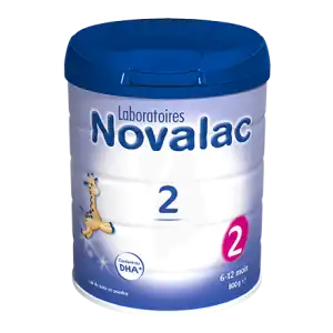Acheter Novalac 2 Lait en poudre 2ème âge B/800g à CHAMPAGNOLE