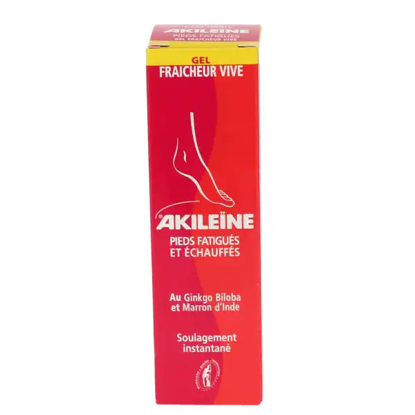 Akileine Soins Rouges Gel FraÎcheur Vive T/50ml