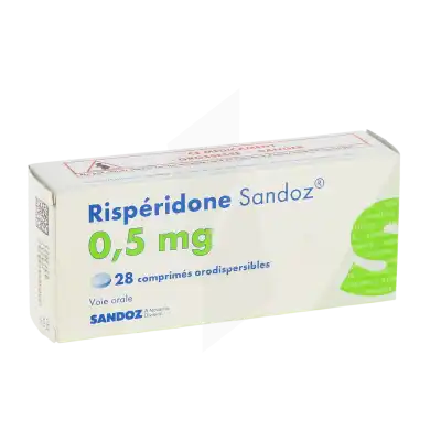 Risperidone Sandoz 0,5 Mg, Comprimé Orodispersible à RUMILLY