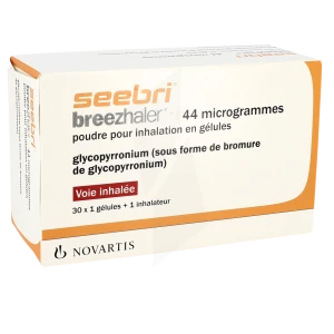 Seebri Breezhaler 44 Microgrammes, Poudre Pour Inhalation En Gélule
