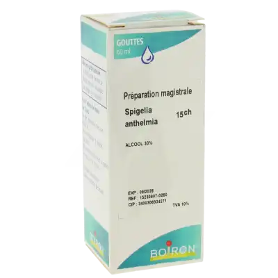 Boiron Spigelia Anthelmia 15ch Solution Buvable En Gouttes Flacon De 60 Ml à Mérignac