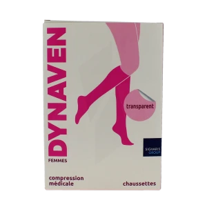 Sigvaris Dynaven Transparent Chausettes Morpho- Classe 2 Femme Noir Normal M