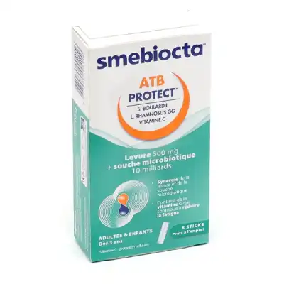 Smebiocta Atb Protect Poudre 8 Sticks à YZEURE