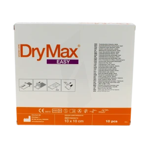 Drymax Extra Pansements Super Absorbant Stérile 10x10cm B/10