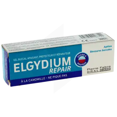 Elgydium Repair Gel Buccal Apaisant Protecteur Et Réparateur T/15ml à Ollioules