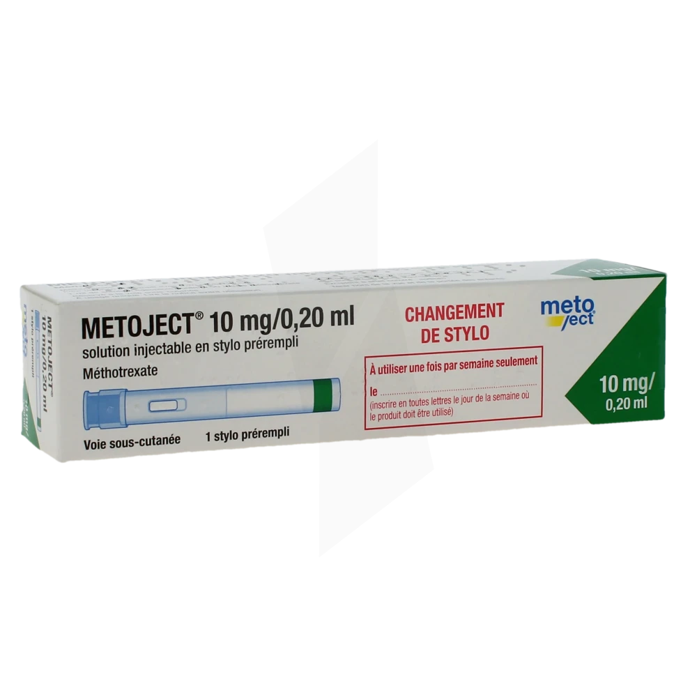 Metoject 10 Mg/0,20 Ml, Solution Injectable En Stylo Prérempli