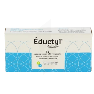 Eductyl Adultes, Suppositoire Effervescent