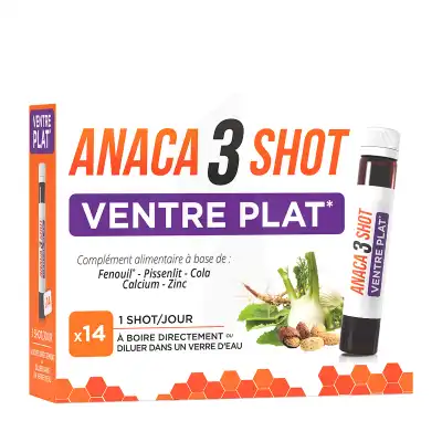 Anaca3 Shot Ventre Plat Boisson 14fl/25ml à TOUCY