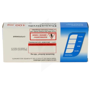 Dasatinib Zentiva 100 Mg, Comprimé Pelliculé