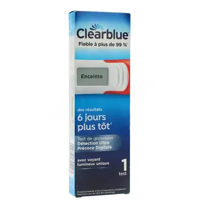 Clearblue Test De Grossesse Digital Ultra Précoce Boîte De 1 à Hayange