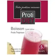 Protidiet - Boisson Arome Fruits Tropicaux B/5 à Saint-Maximin