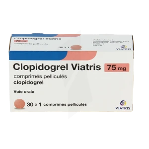 Clopidogrel Viatris 75 Mg, Comprimé Pelliculé