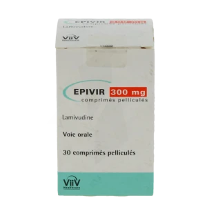 Epivir 300 Mg, Comprimé Pelliculé