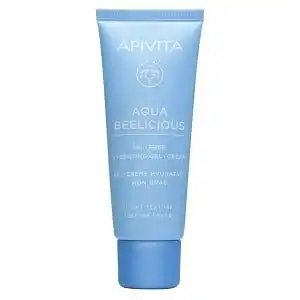 Apivita - AQUA BEELICIOUS Gel-Crème Hydratant Non Gras - Texture Légère avec Fleurs & Miel 40ml