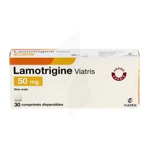 Lamotrigine Viatris 50 Mg, Comprimé Dispersible