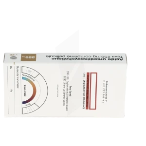 Acide Ursodesoxycholique Teva 250 Mg, Comprimé Pelliculé