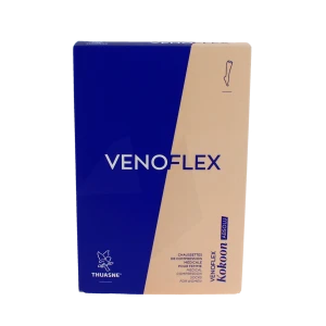 Venoflex Kokoon Absolu 2 Chaussette Mollet+ Femme Noir Taille 3l