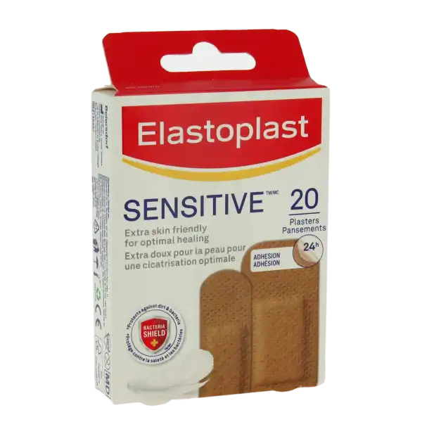 Elastoplast Sensitive Pans Peaux Métisses 2 Formats B/20