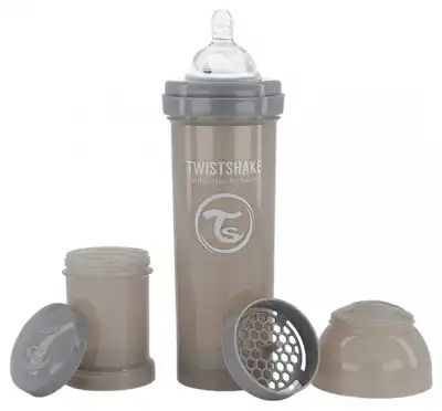 Twistshake Bib Anti-c Gris Pastel 330ml à Châlons-en-Champagne