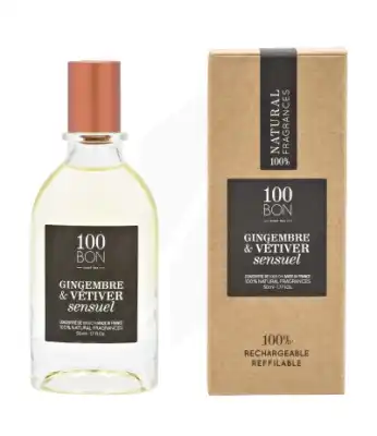 100 Bon Eau De Parfum - Gingembre Et Vetiver Sensuel 50ml à CHASSE SUR RHÔNE