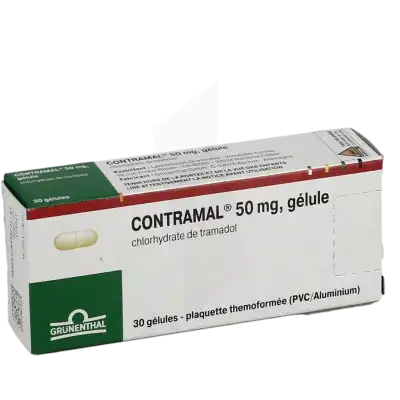 CONTRAMAL 50 mg, gélule