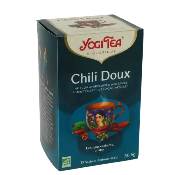 Yogi Tea Tisane Ayurvédique Chili Doux Bio 17 Sachets/1,8g