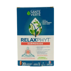 Santé Verte Serotisol Soulage Comprimés Stress Angoisse Boîte De 20