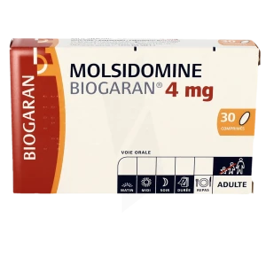 Molsidomine Biogaran 4 Mg, Comprimé