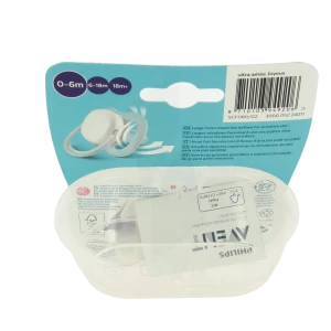 Avent Ultra Air Sucette Silicone 0-6mois Girl Love Mama B/2