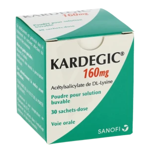 Kardegic 160 Mg, Poudre Pour Solution Buvable En Sachet
