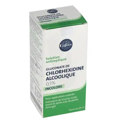 Gluconate De Chlorhexidine Alcoolique A 0,5 % Incolore Gifrer, Solution Pour Application Cutanée à Angers