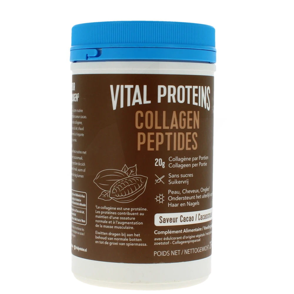 Vital Proteins Collagen Peptides Poudre Cacao Pot De 297 G