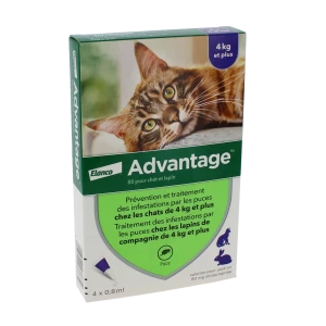 Advantage 80 Pour Chat Et Lapin, Solution Pour Spot-on