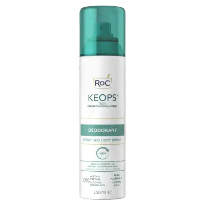 Roc Keops Déodorant Spray Sec 24h 150ml à Nice