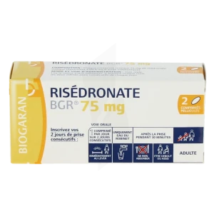 Risedronate Bgr 75 Mg, Comprimé Pelliculé
