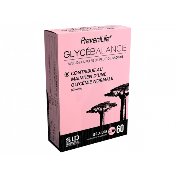 Sid Nutrition Preventlife Glycébalance Gélules B/60