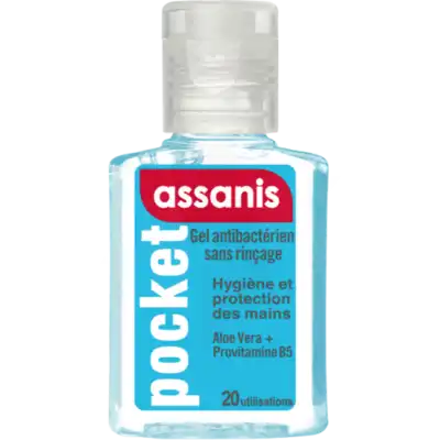 Assanis Pocket Gel Antibactérien Mains 20ml à Saint-Brevin-les-Pins