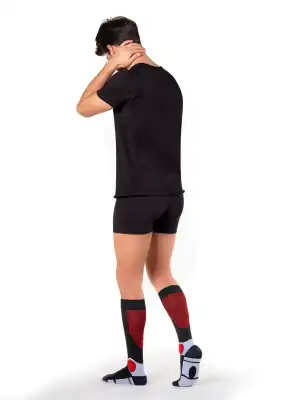 Sigvaris Active Résistant Chaussette Classe 2 Homme Noir/rouge Normal Xl à Belfort