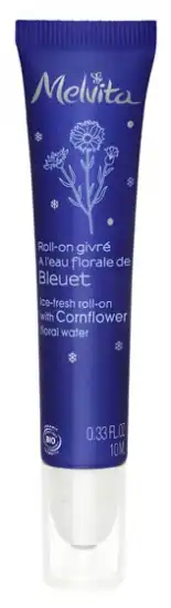 Melvita Eau Florale Bleuet Contour Des Yeux Roll-on Givré/10ml