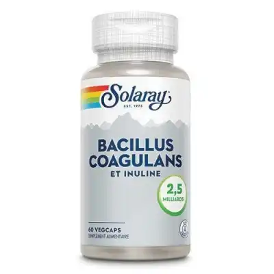 Solaray Bacillus Coagulans Et Inuline Capsules Végétales B/60 à Libourne