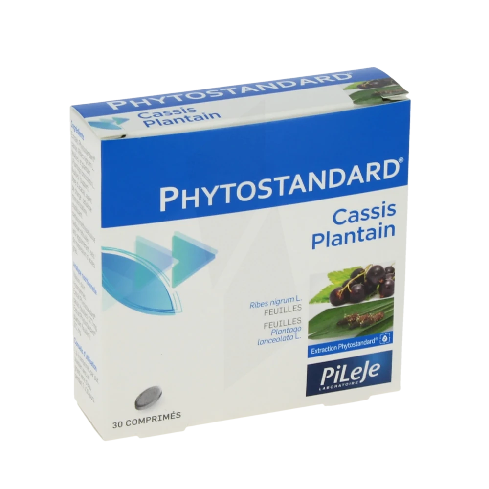 Pileje Phytostandard - Cassis / Plantain 30 Comprimés