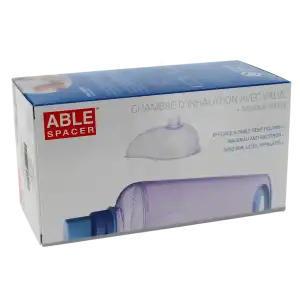 Able Spacer 2 Chambre Inhalation Avec Masque Pour Adulte Et +6 Ans à Paris