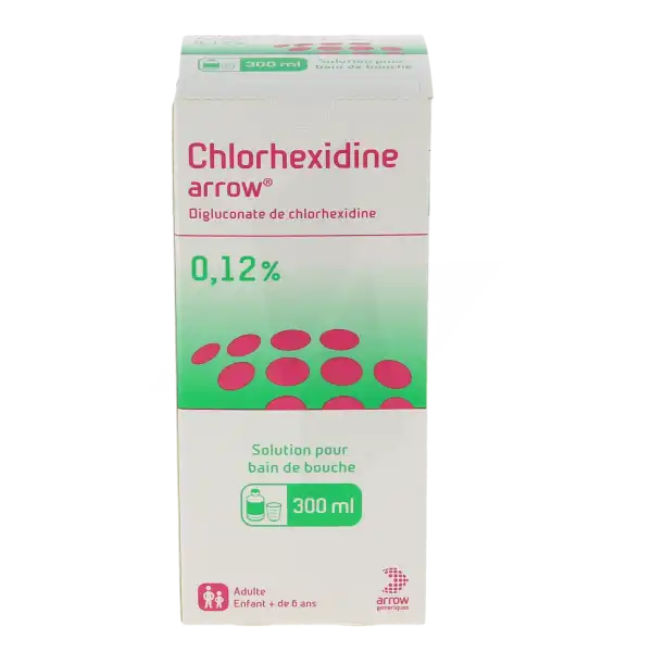 Chlorhexidine Arrow 0,12 %, Solution Pour Bain De Bouche