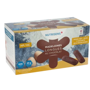 Nutrisens Madeleines Hp/hc Nutriment Chocolat 4sachets/6