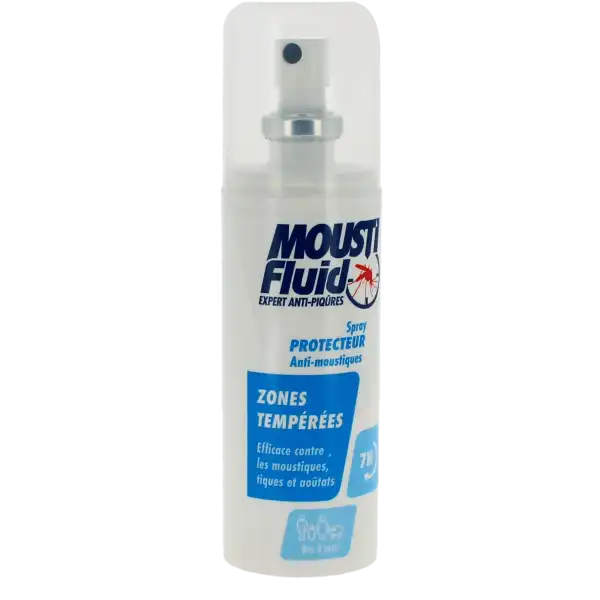 Moustifluid Lotion Protectrice Zones Tempérées 100ml