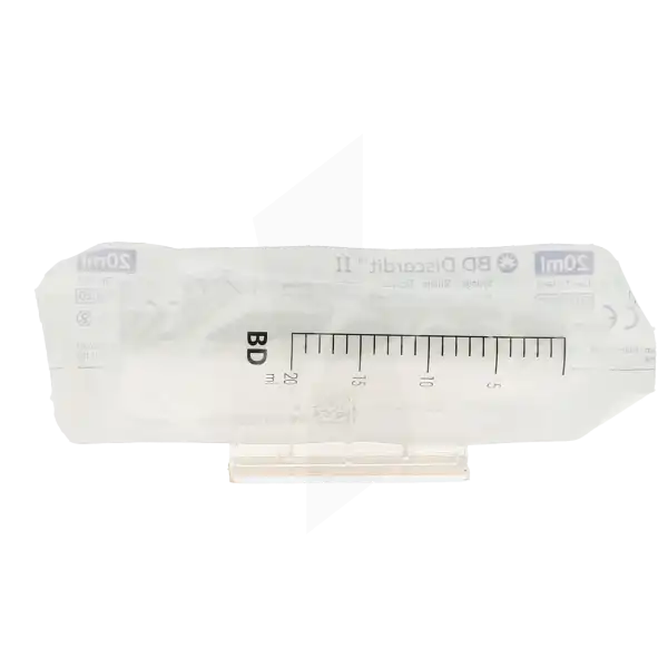 Bd Discardit 2, 20 Ml, Graduée Par 1 Ml 