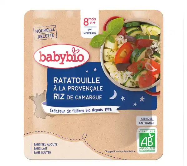 Babybio Poche Ratatouille Provencale Riz