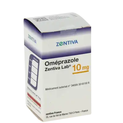 Omeprazole Zentiva Lab 10 Mg, Gélule Gastro-résistante à Saint-Médard-en-Jalles
